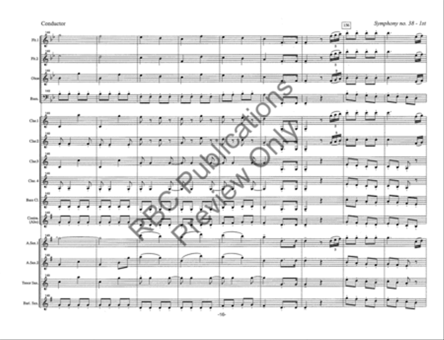 Symphony #38 Mvt 1 (Score) Score scores gallery preview page 19