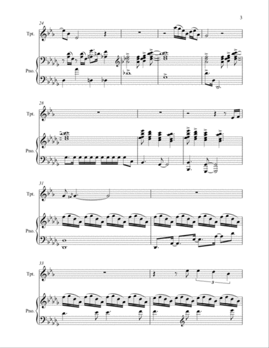 A Jar of Rainbows Trumpet Solo scores gallery preview page 6