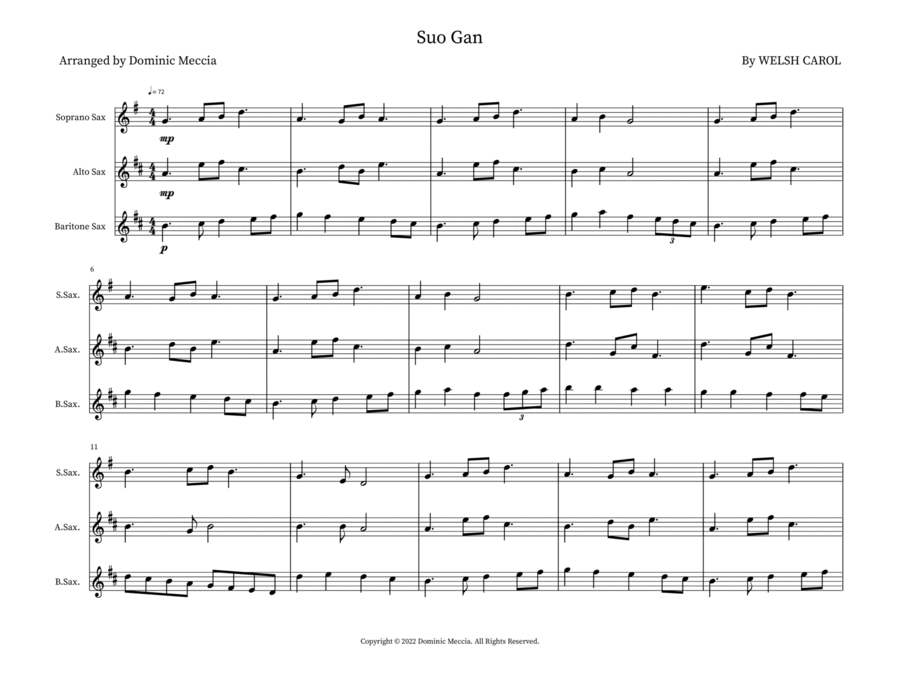 Suo Gan Small Ensemble scores gallery preview page 1