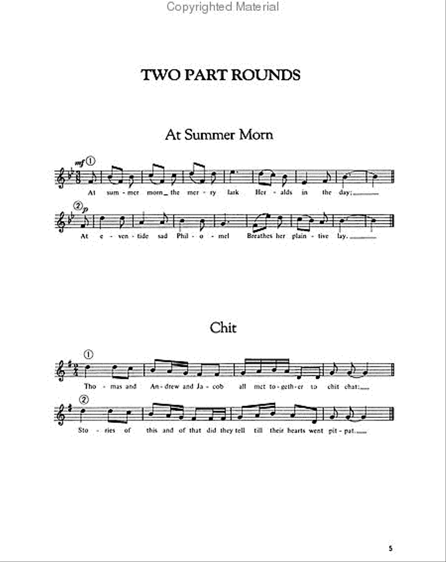 Rounds for Children 2-Part scores gallery preview page 2