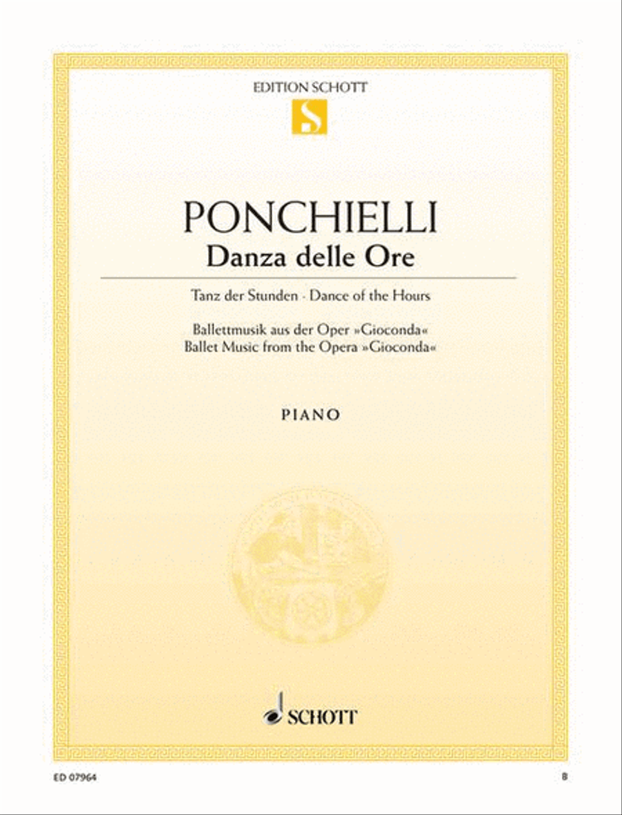 Danza delle Ore Piano Solo scores gallery preview page 1