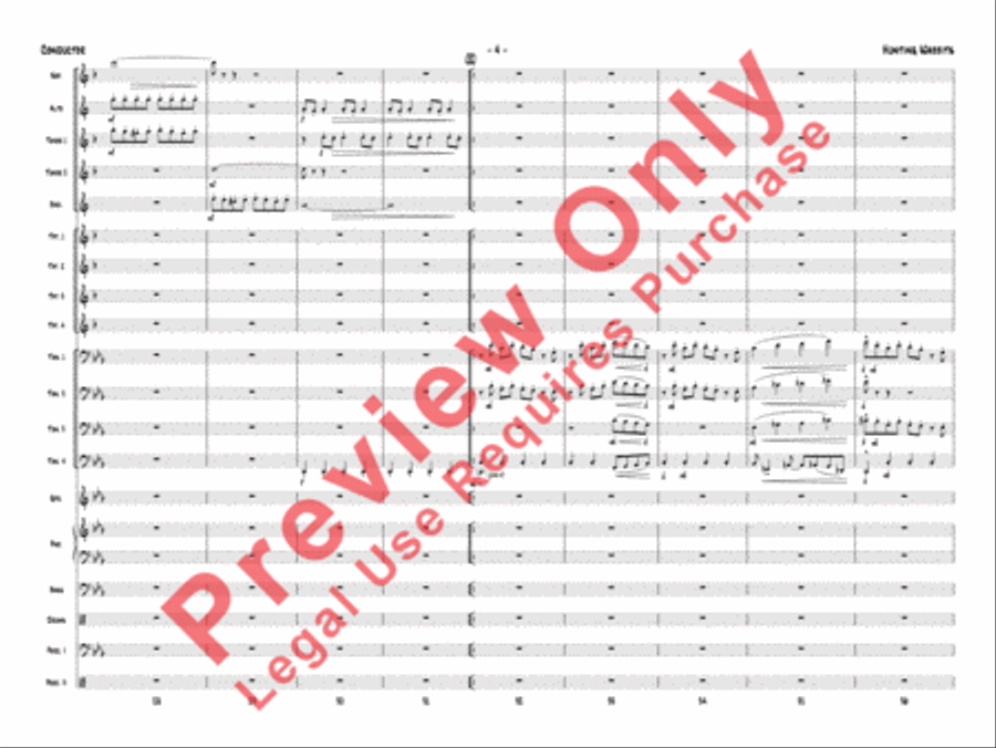 Hunting Wabbits Jazz Ensemble scores gallery preview page 31