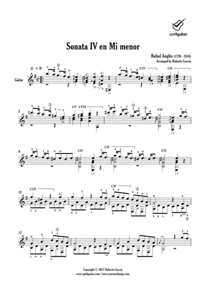 Sonata IV en Mi menor image number null