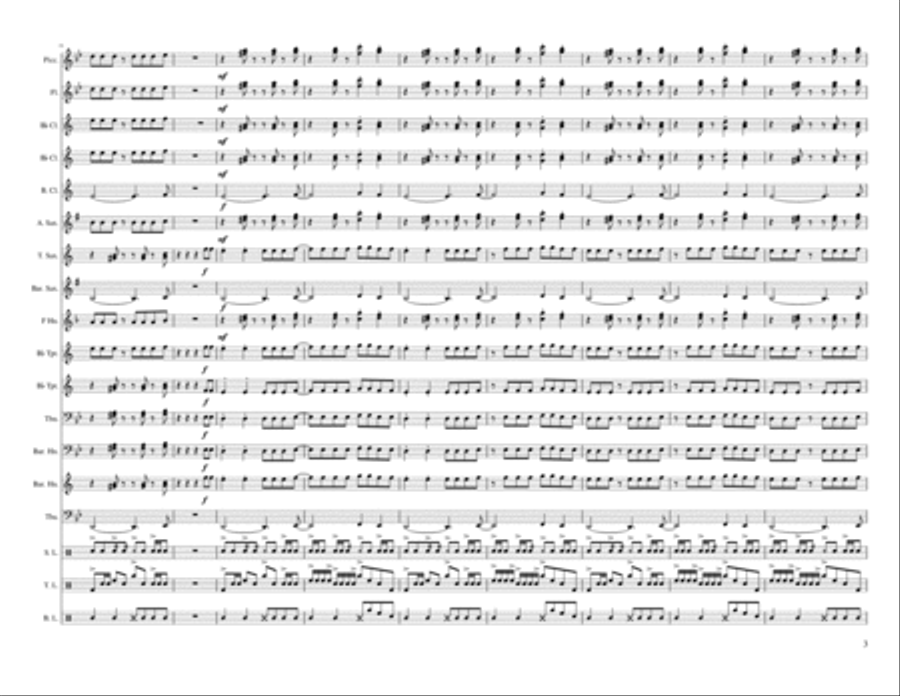Lalala Large Ensemble scores gallery preview page 3