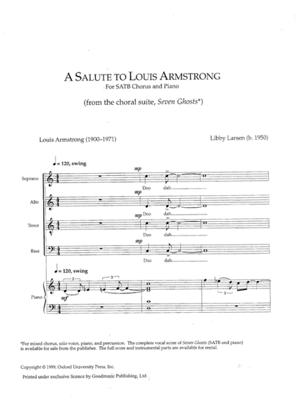 A salute to Louis Armstrong