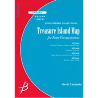 Book cover for Treasure Island Map - Percussion Quartet