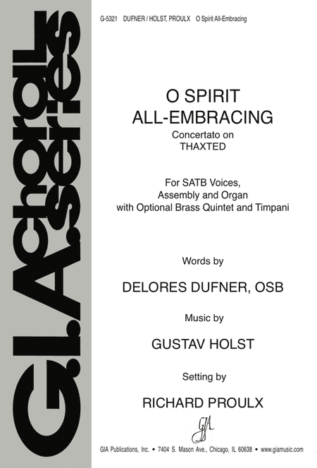 O Spirit, All Embracing - Instrumental Set