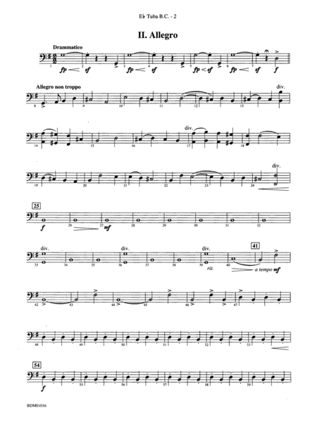 Fanfare and Allegro: (wp) E-flat Tuba B.C.