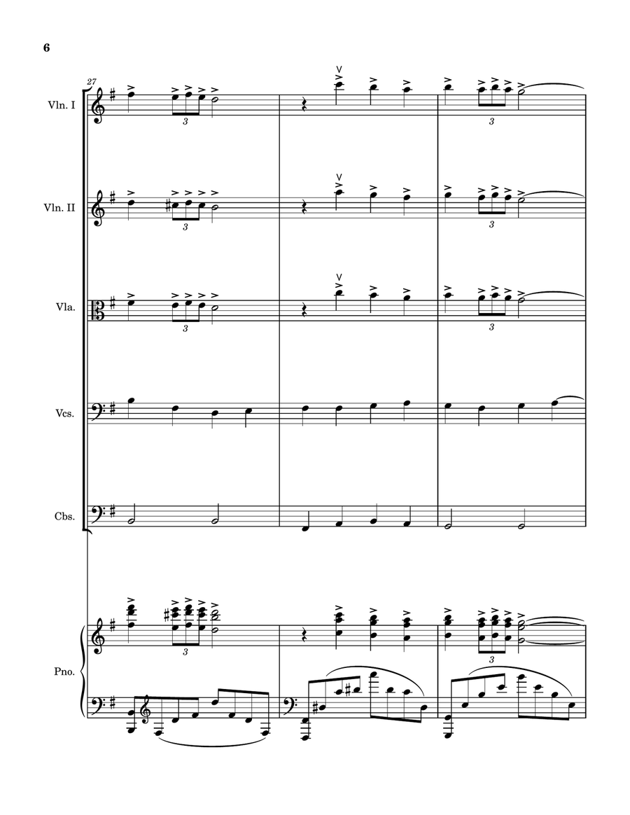 Elegie Elegie String Orchestra scores gallery preview page 6