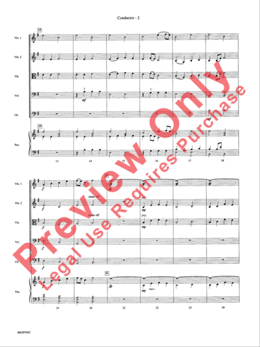 Sakura, Sakura Sakura, Sakura String Orchestra scores gallery preview page 5