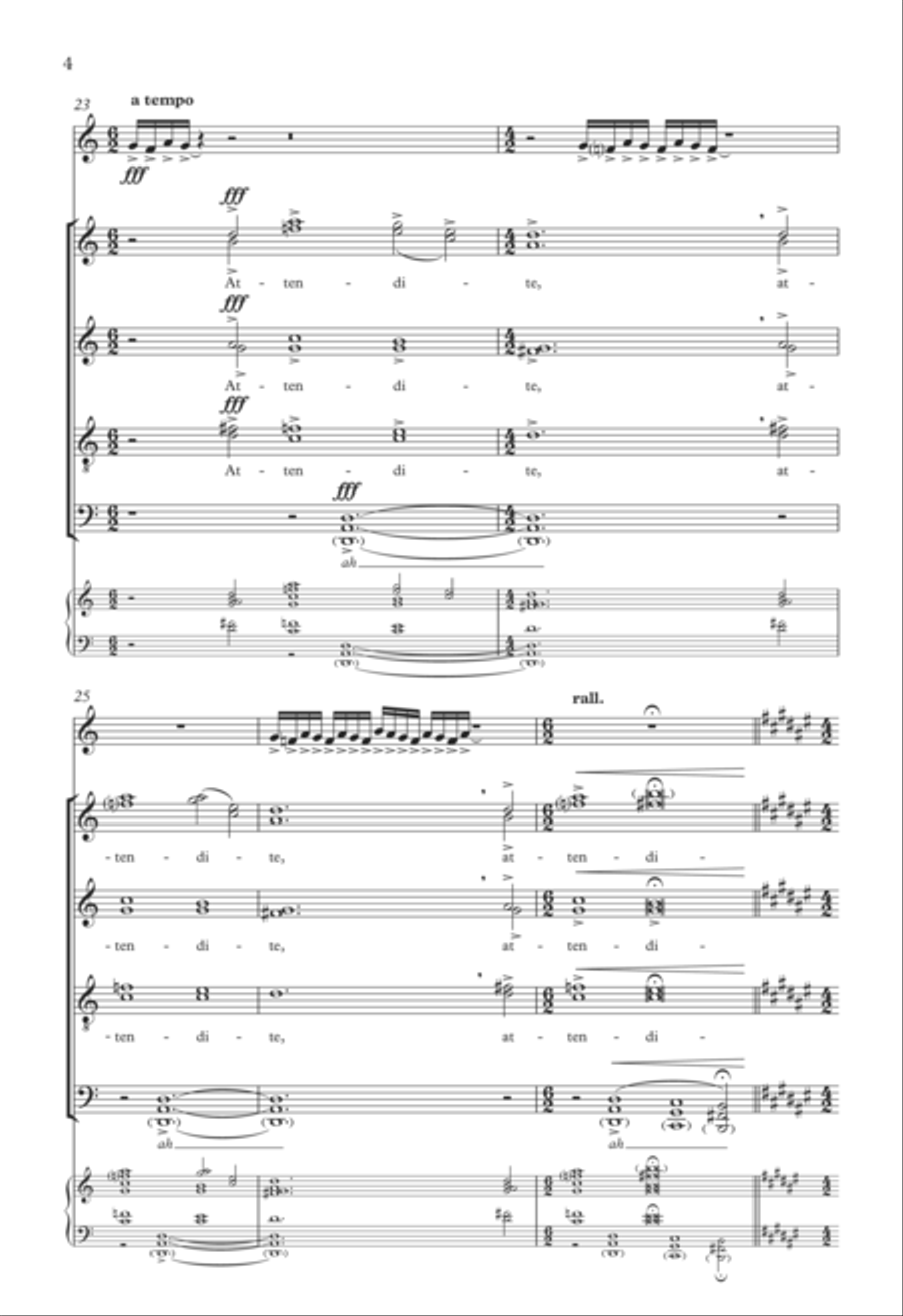 O Vos Omnes O Vos Omnes 4-Part scores gallery preview page 4