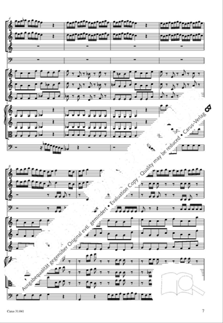 O Lord, we come to praise thee 4-Part scores gallery preview page 8