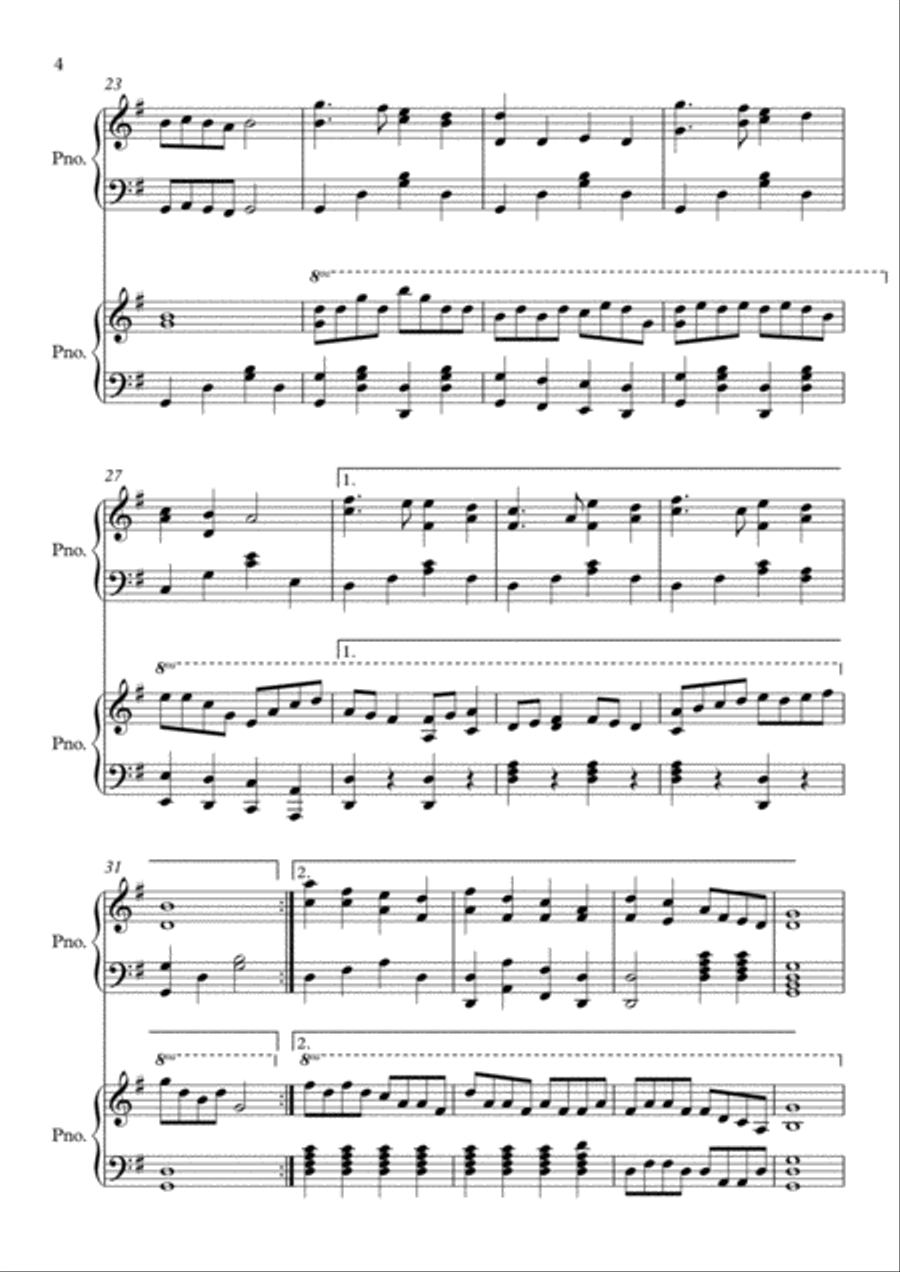 TO BE OR NOT 2 Pianos, 4-Hands scores gallery preview page 4