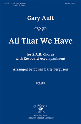 Book cover for All That We Have