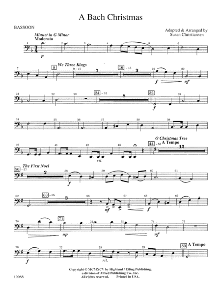 A Bach Christmas: Bassoon
