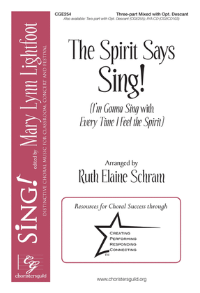 Book cover for The Spirit Says Sing!