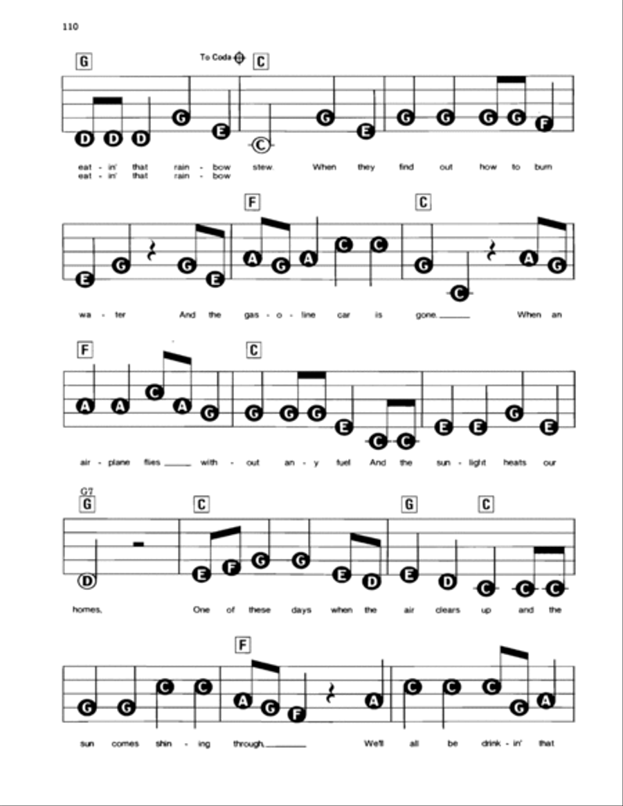 Rainbow Stew Easy Piano scores gallery preview page 2
