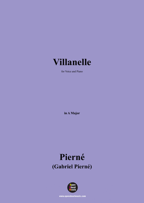 G. Pierné-Villanelle,in A Major