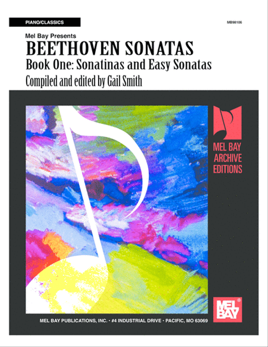 Beethoven Sonatas Book One Easy Piano scores gallery preview page 1