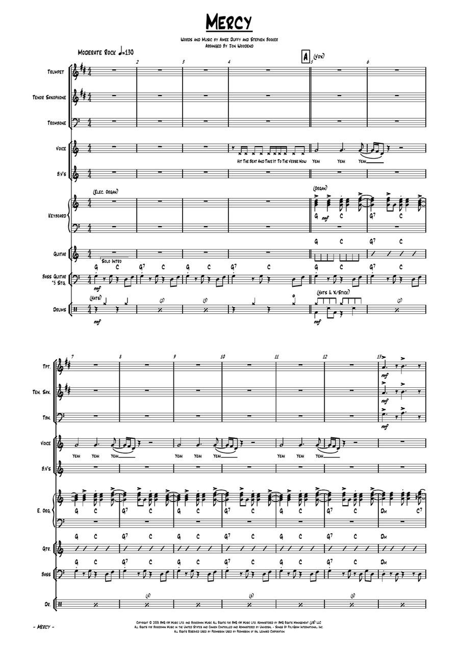Mercy Jazz Ensemble scores gallery preview page 5