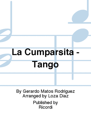 Book cover for La Cumparsita - Tango