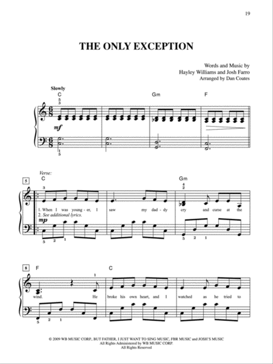 2010 Greatest Pop & Movie Hits Easy Piano scores gallery preview page 2