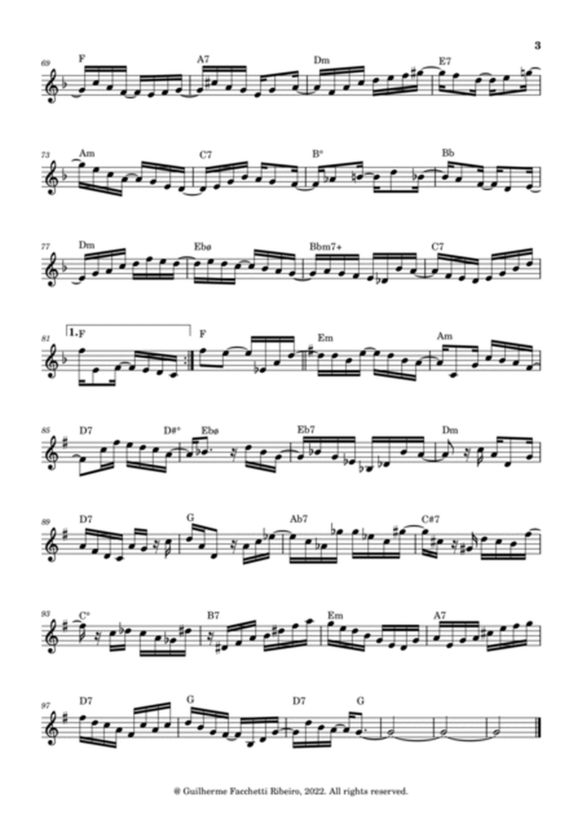 Guilherme Facchetti Ribeiro - Verde em Flor. Lead Sheet and Piano Version image number null