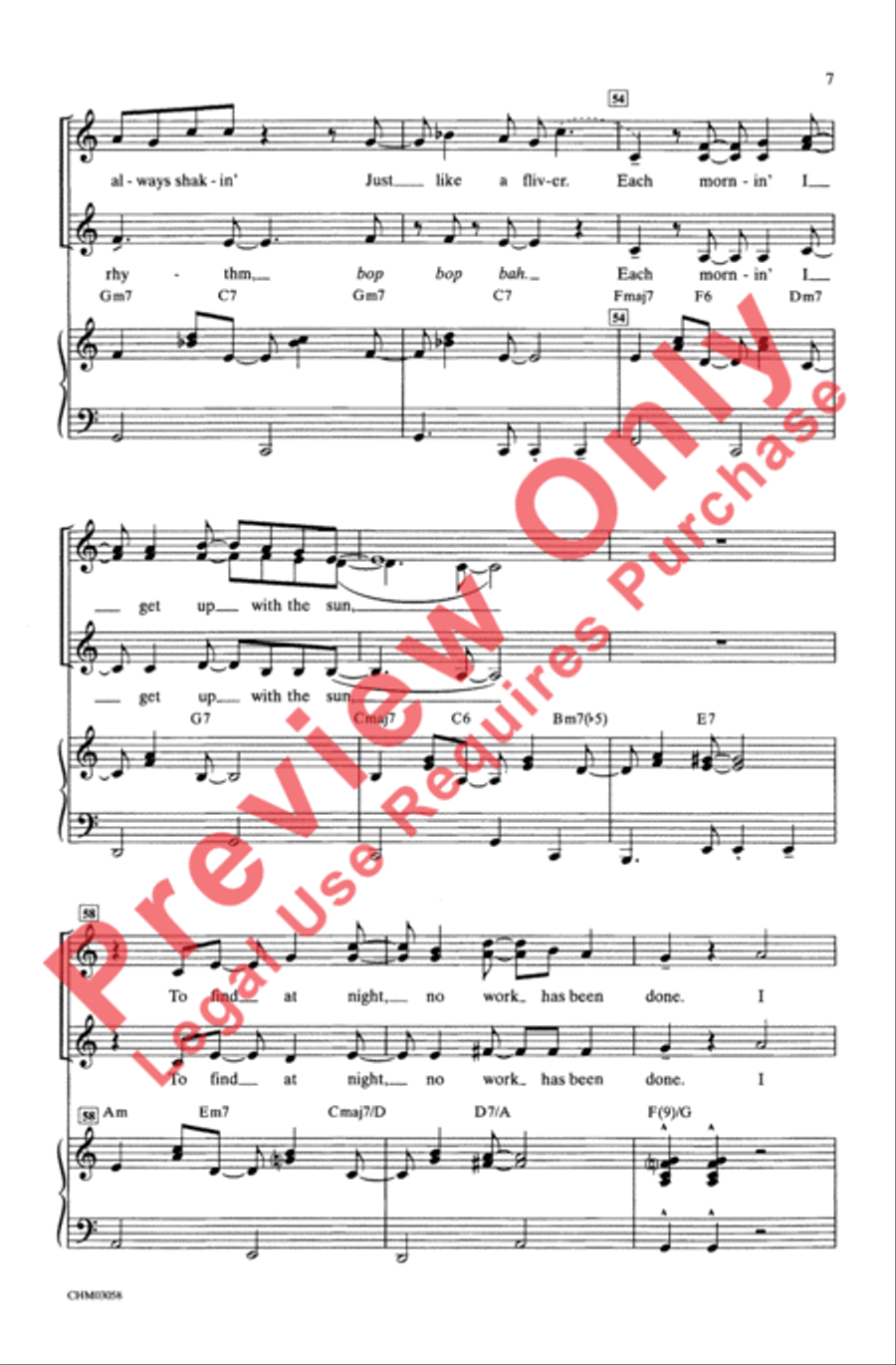 I Got Rhythm (with Fascinating Rhythm) SSA scores gallery preview page 7