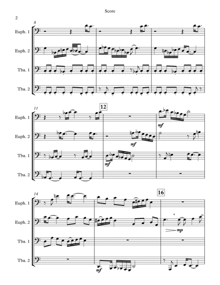 Eutuba for Tuba/Euphonium Quartet image number null