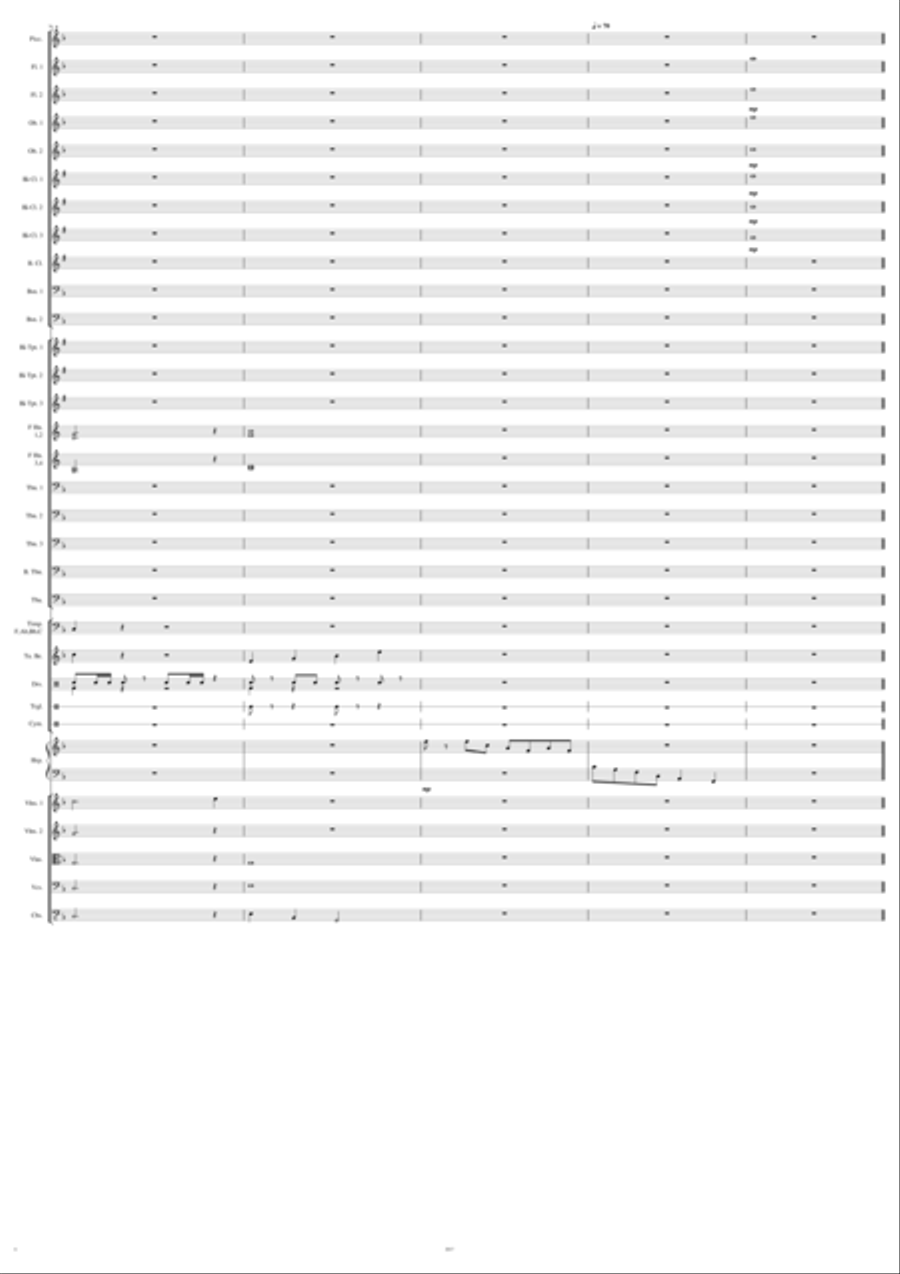 Nine Mile Canyon Full Orchestra scores gallery preview page 6