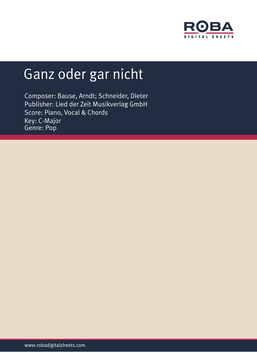 Ganz oder gar nicht