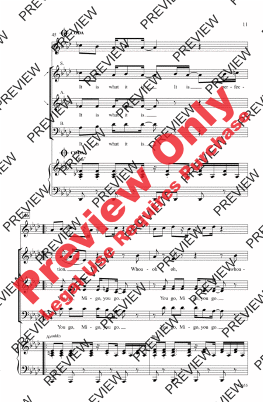 Perfection 3-Part scores gallery preview page 11