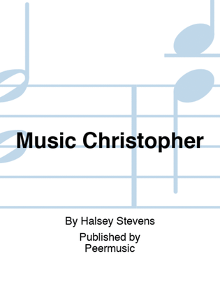 Book cover for Music Christopher