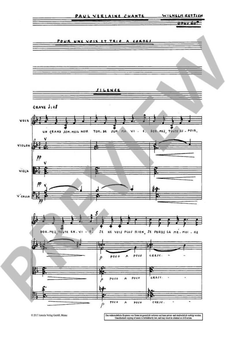 Paul Verlaine chante op. 60 A Cello scores gallery preview page 2