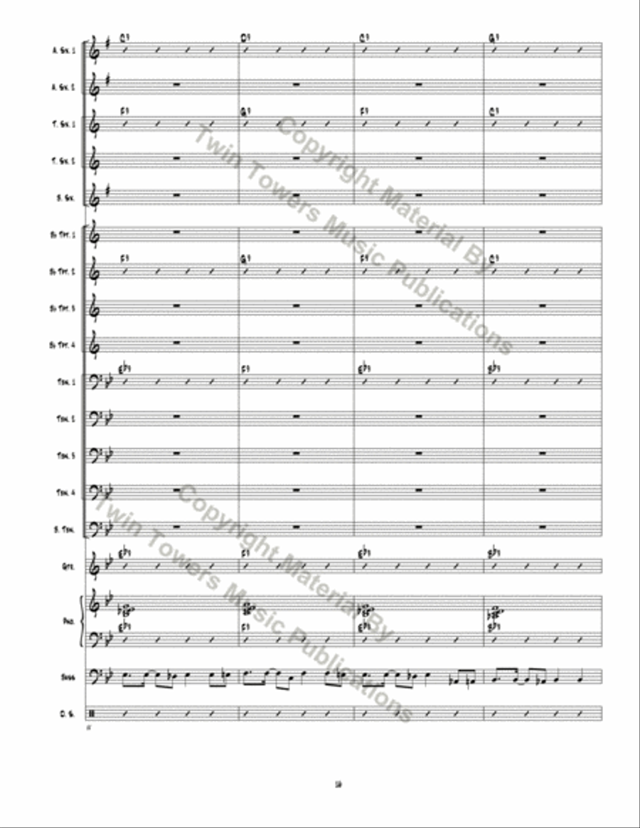 Daddy's House Party Jazz Ensemble scores gallery preview page 17