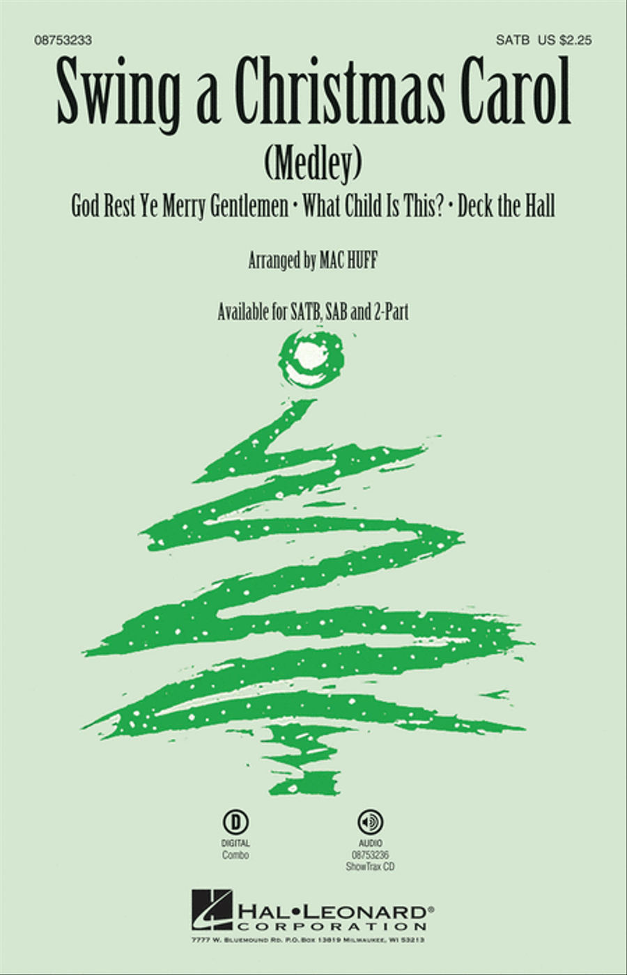 Swing a Christmas Carol Swing a Christmas Carol 4-Part scores gallery preview page 1