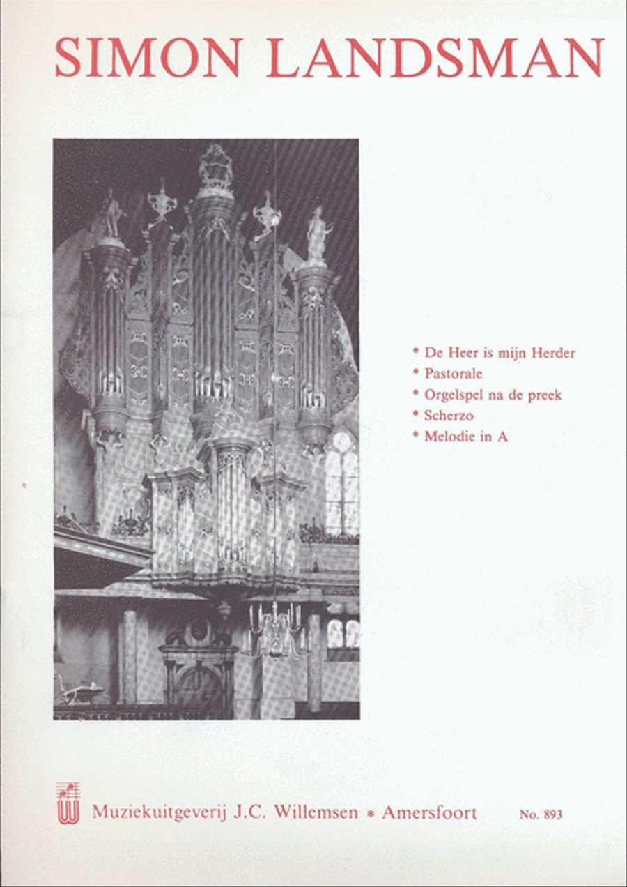 Heer Is Mijn Herder & Pastorale Organ scores gallery preview page 1