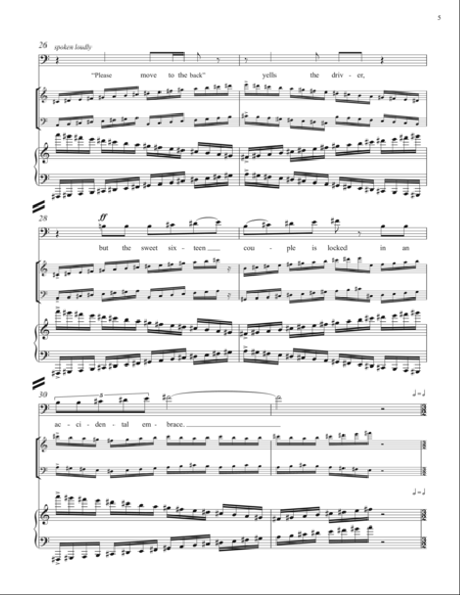 Excuse Me Piano Trio scores gallery preview page 5