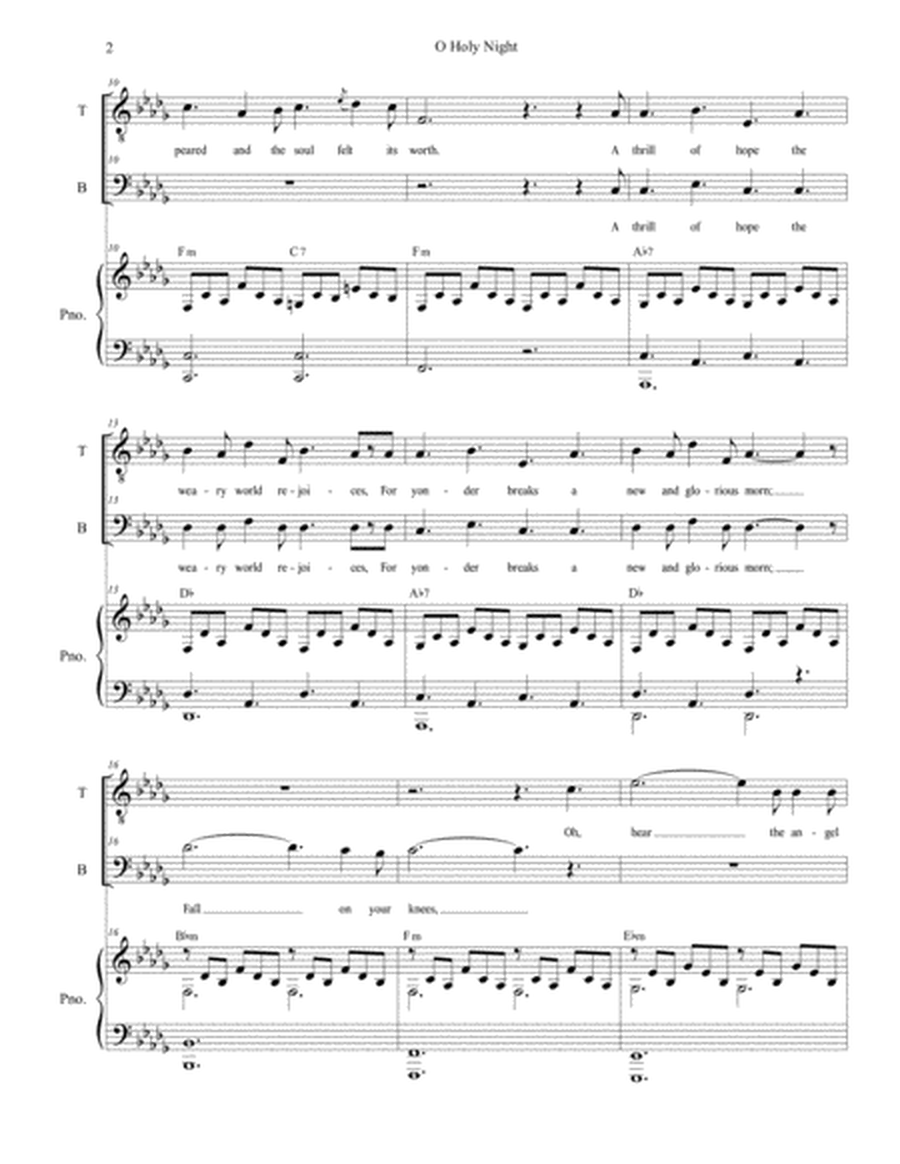 O Holy Night (Duet for Tenor and Bass Solo) image number null