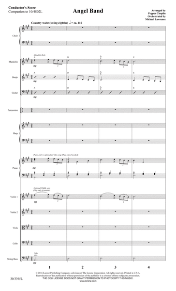 Angel Band - Instrumental Ensemble Score and Parts