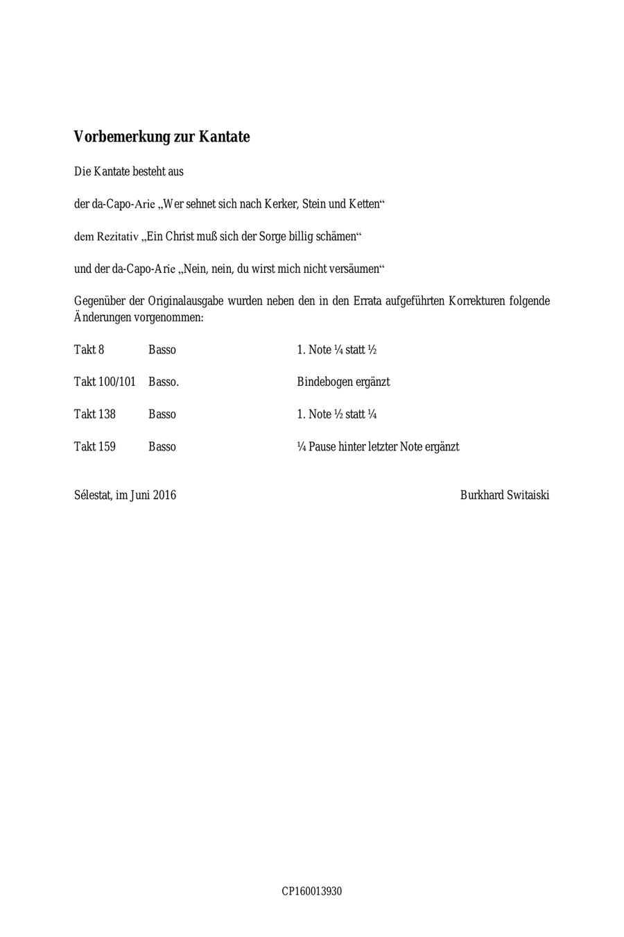 Harmonischer Gottesdienst TWV 1:1594 Wer sehnet sich nach Kerker, Stein und Ketten Recorder scores gallery preview page 3