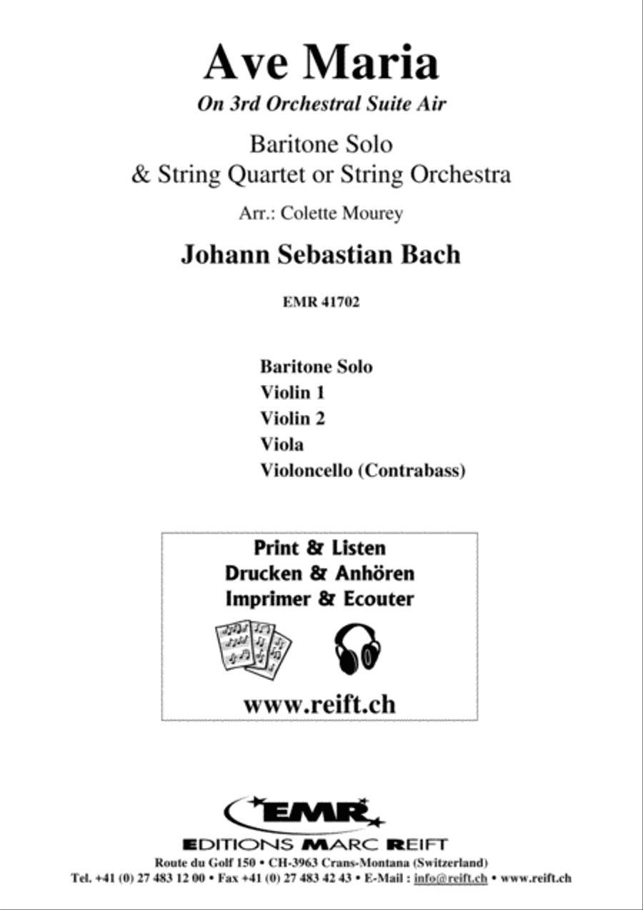 Ave Maria Ave Maria String Quartet scores gallery preview page 2