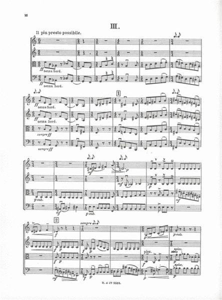 Streichquartett Nr. 4 op. 12