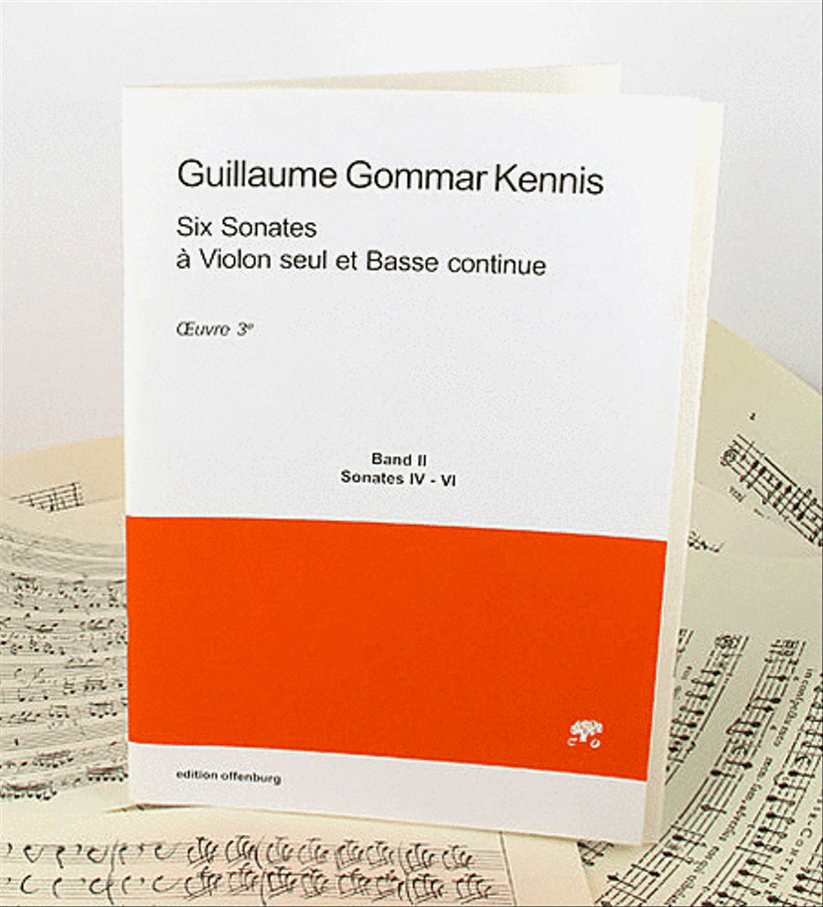 Six sonatas for violin and continuo - Opus 3 - Sonatas IV to VI Violin scores gallery preview page 1