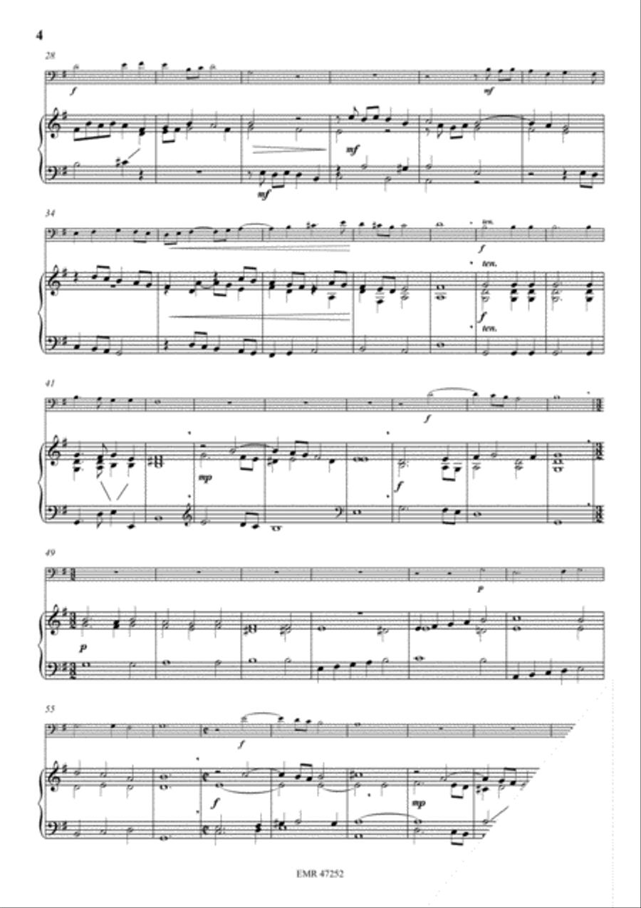 Canzon XV Bassoon Solo scores gallery preview page 4