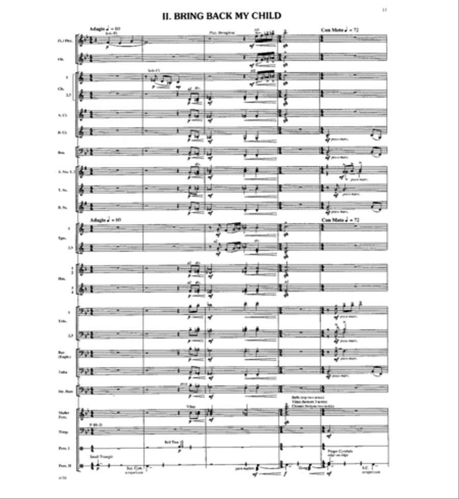 Where the River Flows Where the River Flows Concert Band scores gallery preview page 10