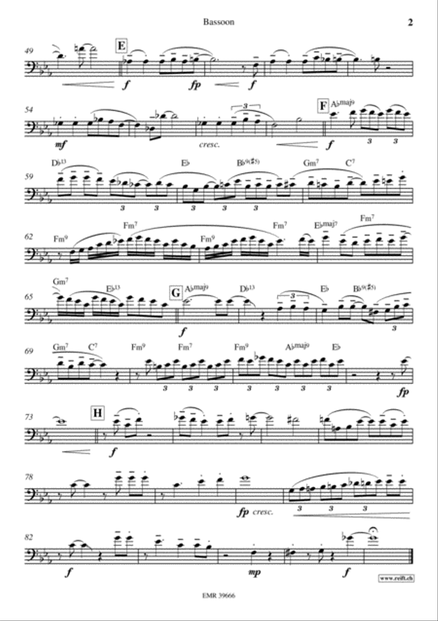 Chicago Bassoon Solo scores gallery preview page 3