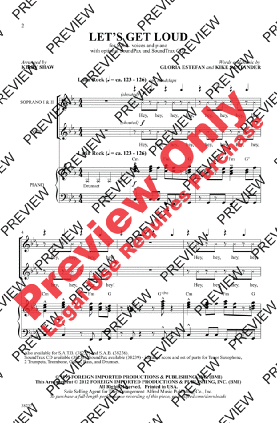 Let's Get Loud Women's Choir scores gallery preview page 2