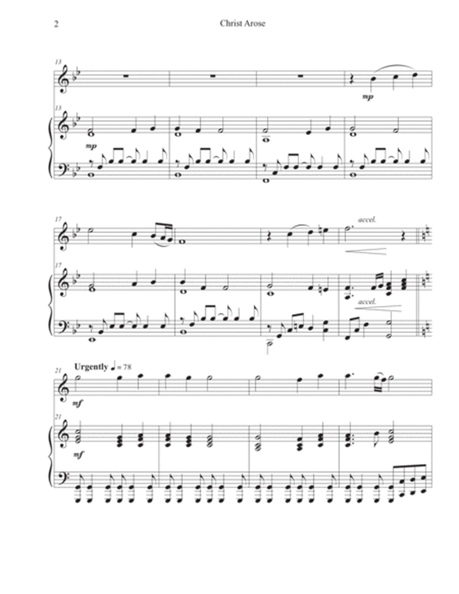 Christ Arose (Violin-Piano) image number null