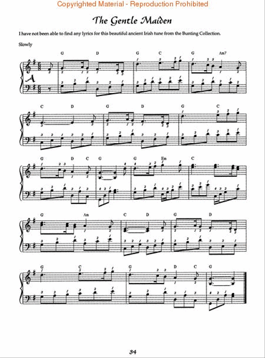 50 Irish Melodies for All Harps Celtic Harp scores gallery preview page 4
